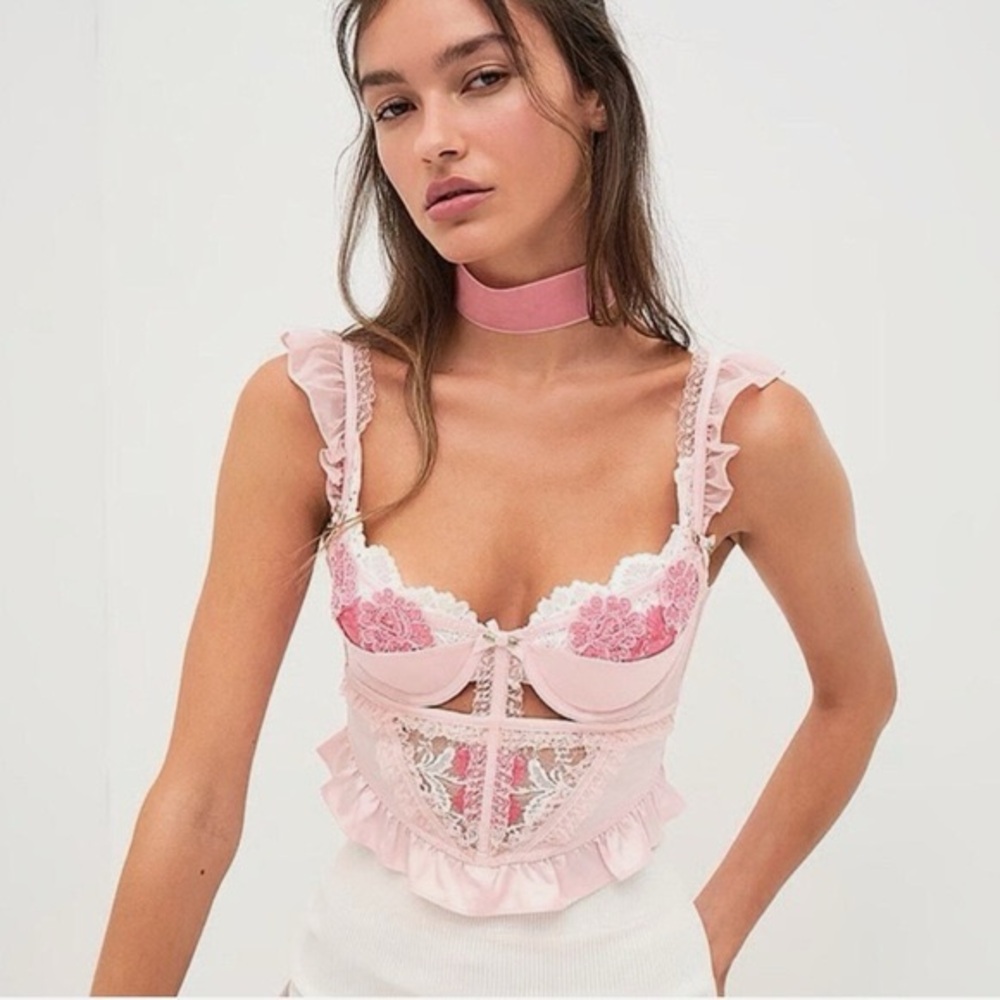 For Love And Lemons Sylvie Bustier Top